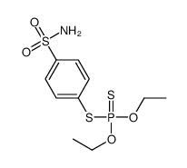4-diethoxyphosphinothioylsulfanylbenzenesulfonamide Structure