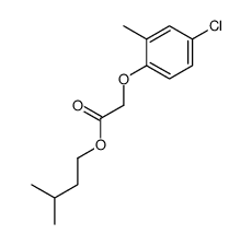 isopentyl (4-chloro-2-methylphenoxy)acetate结构式