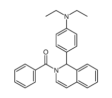 [1-[4-(diethylamino)phenyl]-1H-isoquinolin-2-yl]-phenylmethanone Structure