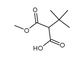 tert-Butylmalonsaeure-monomethylester Structure