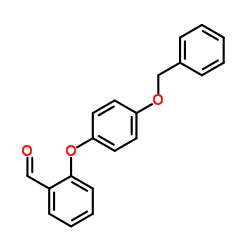 2-[4-(BENZYLOXY)PHENOXY]BENZENECARBALDEHYDE Structure
