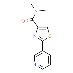 N,N-DIMETHYL-2-(3-PYRIDINYL)-1,3-THIAZOLE-4-CARBOXAMIDE picture