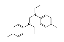 N,N'-diethyl-N,N'-bis(4-methylphenyl)methanediamine结构式