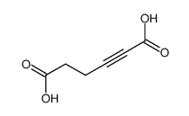 hex-2-ynedioic acid Structure
