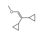 1,1-Dicyclopropyl-2-methoxyethylen Structure