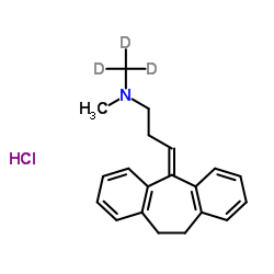 amitriptyline-d3 hcl (n-methyl-d3) Structure