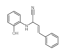 3-Butenenitrile,2-[(2-hydroxyphenyl)amino]-4-phenyl- structure