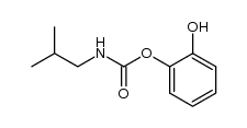 N-Isobutyl-carbamidsaeure-(2-hydroxyphenyl)-ester结构式
