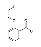 Benzoyl chloride, 2-(2-fluoroethoxy)- (9CI) Structure