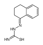 (3,4-dihydro-2H-naphthalen-1-ylideneamino)thiourea Structure