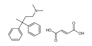 (E)-but-2-enedioic acid,N,N-dimethyl-3,3-diphenylbutan-1-amine Structure