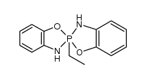 5-ethyl-1,6-dioxa-4,9-diaza-2,3,7,8-dibenzo-5-phosphaspiro[4.4]nonane结构式
