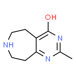 2-methyl-3,5,6,7,8,9-hexahydro-4H-pyrimido[4,5-d]azepin-4-one(SALTDATA: 2HCl 1H2O)结构式