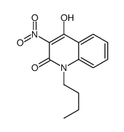 1-Butyl-4-hydroxy-3-nitro-1H-quinolin-2-one结构式