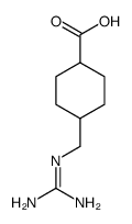 4-[(diaminomethylideneamino)methyl]cyclohexane-1-carboxylic acid结构式