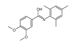 3,4-dimethoxy-N-(2,4,6-trimethylphenyl)benzamide Structure