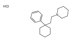 1-[2-(1-phenylcyclohexyl)ethyl]piperidine,hydrochloride结构式