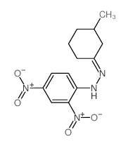 3-Methylcyclohexanone 2,4-dinitrophenylhydrazone结构式