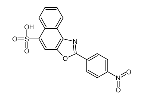 2-(4-nitrophenyl)benzo[e][1,3]benzoxazole-5-sulfonic acid结构式