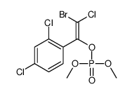 [(Z)-2-bromo-2-chloro-1-(2,4-dichlorophenyl)ethenyl] dimethyl phosphate Structure