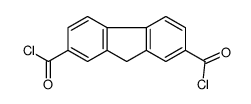 9H-fluorene-2,7-dicarbonyl chloride Structure