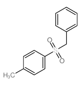 1-benzylsulfonyl-4-methyl-benzene structure