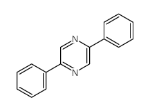 Pyrazine, 2,5-diphenyl- Structure