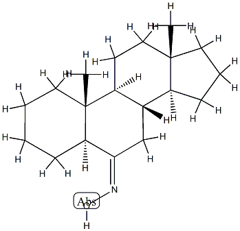 5α-Androstan-6-one oxime结构式