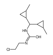 1-[bis(2-methylcyclopropyl)methyl]-3-(2-chloroethyl)urea结构式