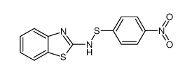 2-(4'-Nitro-benzolsulfenamido)-benzothiazol结构式