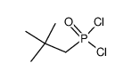 Phosphonic dichloride, (2,2-dimethylpropyl)-结构式