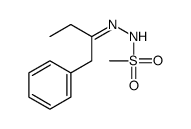 N-[(Z)-1-phenylbutan-2-ylideneamino]methanesulfonamide结构式