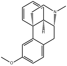 5,6,7,8-Tetradehydro-3-methoxy-17-methylmorphinan结构式