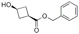 benzyl cis-3-hydroxycyclobutanecarboxylate Structure