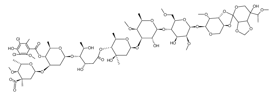 Everninomicin-D(1)结构式