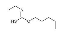 O-pentyl N-ethylcarbamothioate Structure