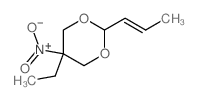 5-ethyl-5-nitro-2-[(E)-prop-1-enyl]-1,3-dioxane Structure