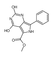 methyl 2,4-dioxo-7-phenyl-1,6-dihydropyrrolo[3,4-d]pyrimidine-5-carboxylate结构式