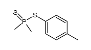 4-methylphenyl dimethyldithiophosphinate结构式