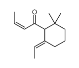 (E,E)-1-(6-ethylidene-2,2-dimethylcyclohexyl)-2-buten-1-one Structure