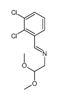 1-(2,3-dichlorophenyl)-N-(2,2-dimethoxyethyl)methanimine Structure