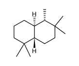 (4AA,5A,8ABETA)-1,1,5,6,6-PENTAMETHYLDECAHYDRONAPHTHALENE结构式