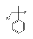 1-Bromo-2-fluoro-2-phenylpropane Structure