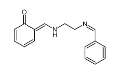 6-[[2-(benzylideneamino)ethylamino]methylidene]cyclohexa-2,4-dien-1-one结构式