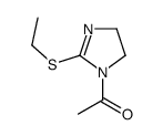 1-(2-ethylsulfanyl-4,5-dihydroimidazol-1-yl)ethanone结构式