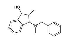 3-[benzyl(methyl)amino]-2-methyl-2,3-dihydro-1H-inden-1-ol结构式