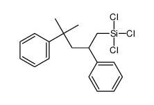 trichloro-(4-methyl-2,4-diphenylpentyl)silane Structure