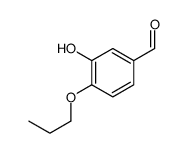 3-hydroxy-4-propoxybenzaldehyde Structure