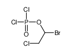 1-bromo-2-chloro-1-dichlorophosphoryloxyethane结构式
