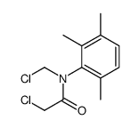 2-chloro-N-(chloromethyl)-N-(2,3,6-trimethylphenyl)acetamide Structure